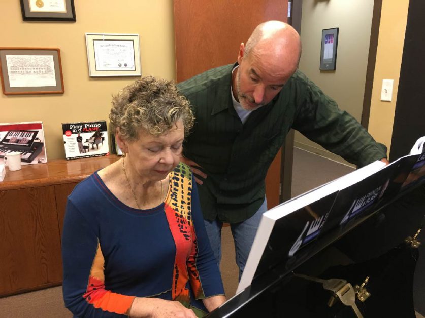 scott and lady at piano