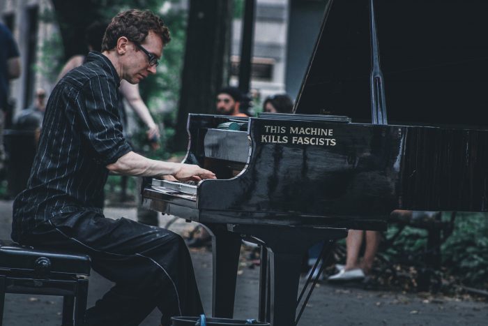 man at piano